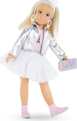 COROLLE GIRLS - POUPEE MANNEQUIN - COFFRET VALENTINE FASHION WEEK PARIS - COROLLE VETEMENTS 28 CM