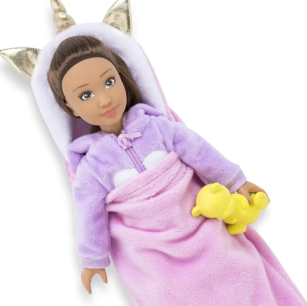 COROLLE GIRLS -POUPEE MANNEQUIN - COFFRET LUNA PYJAMA PARTY - 28CM