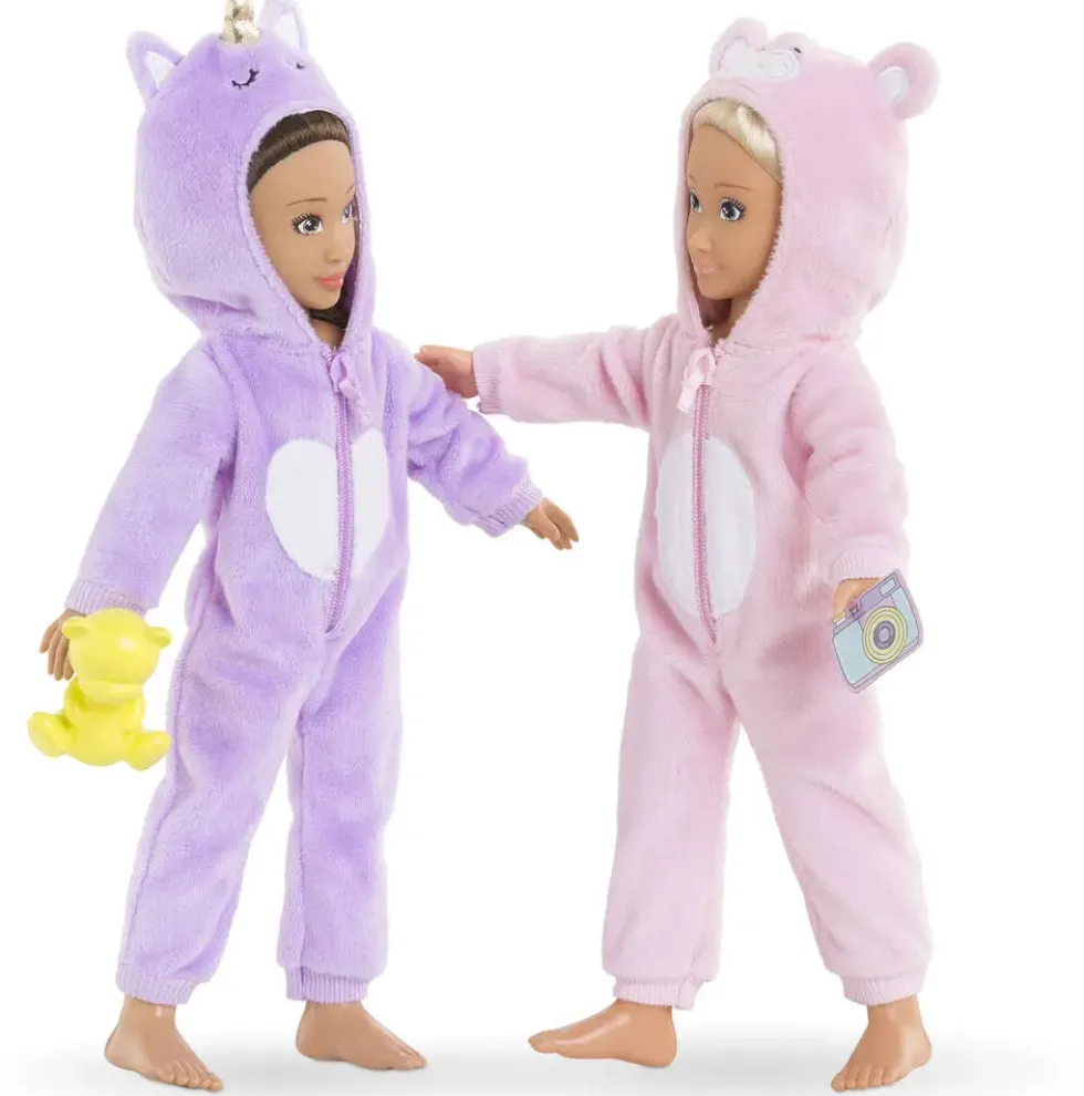 COROLLE GIRLS -POUPEE MANNEQUIN - COFFRET LUNA PYJAMA PARTY - 28CM