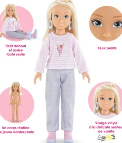 COROLLE GIRLS - POUPEE MANNEQUIN - COFFRET VALENTINE SHOPPING - 28CM