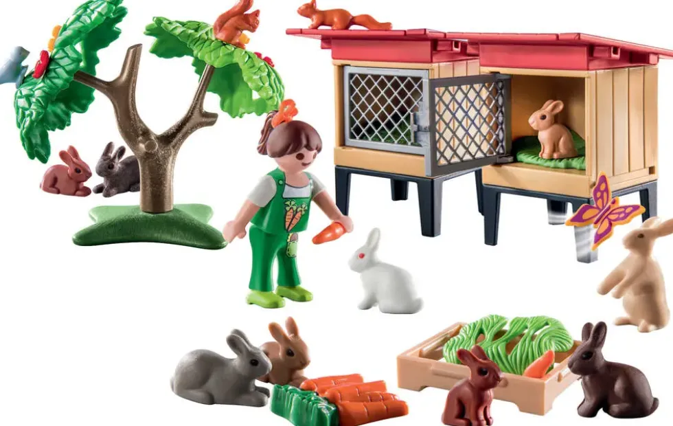 COUNTRY - ENFANT ET LAPINS - 71252
