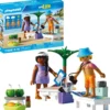 COUPLE VACANCIERS A LA PLAGE ET TRANSATS-71908