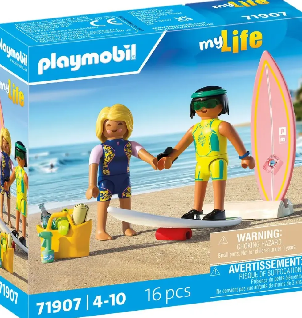 COURS DE SURF A LA PLAGE, 2 PERSONNAGES-71907