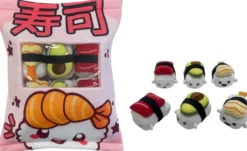 COUSSIN KAWAII AVEC 6 MINI SUSHI