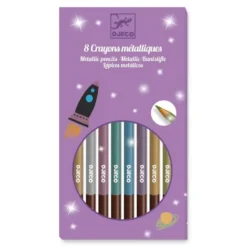 8 CRAYONS METALLIQUES