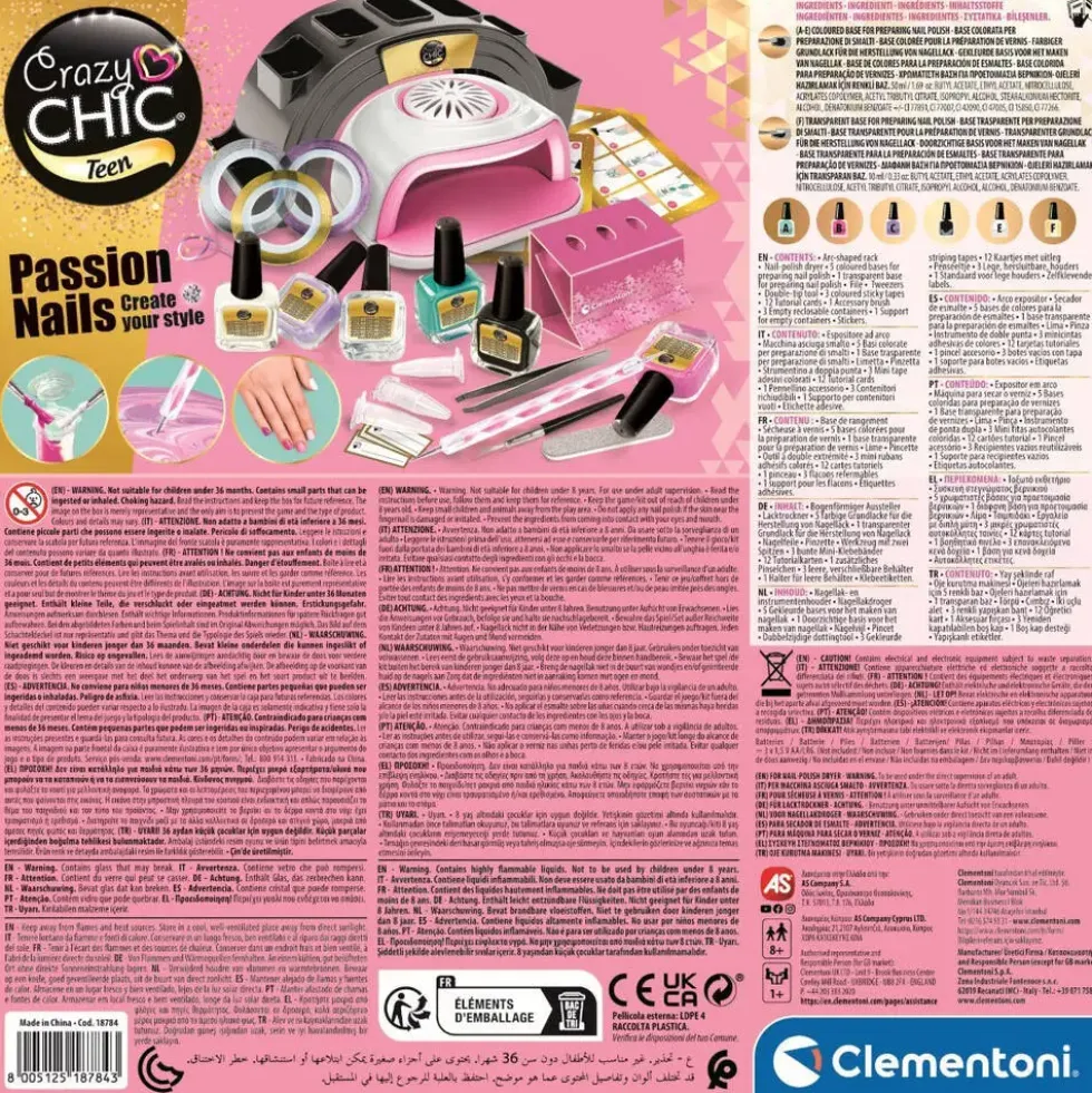 CRAZY CHIC - NAIL PASSION SET