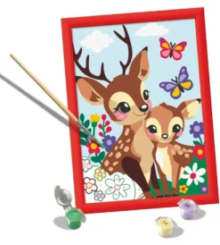 CREART KIDS - 18X24CM - BAMBI ET BEBE