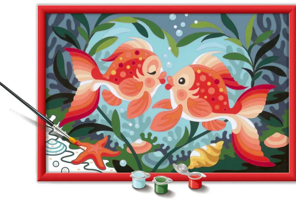 CREART KIDS31X21CMBISOUS DE POISSONS