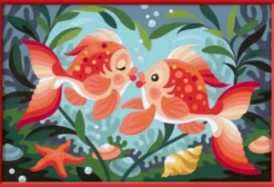 CREART KIDS31X21CMBISOUS DE POISSONS