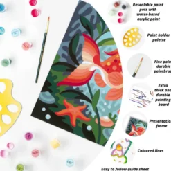 CREART KIDS31X21CMBISOUS DE POISSONS