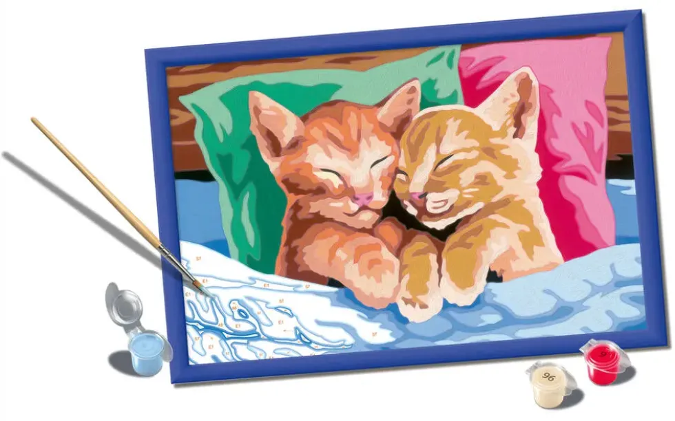 CREART KIDS31X21CMCHATONS ENDORMIS