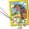 CREART KIDS - 13X18 CM - CHEVAL ET SOLEIL