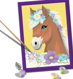 CREART KIDS18X24CMCHEVAL FLEURI