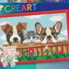 CREART KIDS31X21CMCHIENS ET CHAT