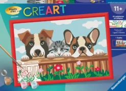 CREART KIDS31X21CMCHIENS ET CHAT