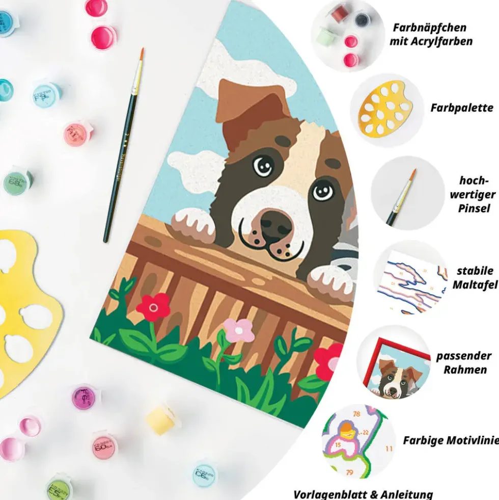 CREART KIDS31X21CMCHIENS ET CHAT