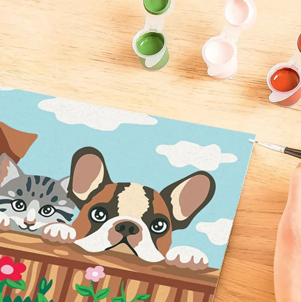 CREART KIDS31X21CMCHIENS ET CHAT