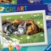 CREART KIDS - 13X18CM - DUO CHAT ET CHIEN