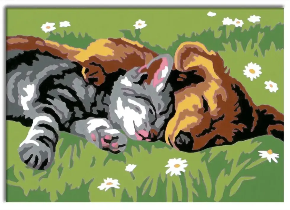 CREART KIDS - 13X18CM - DUO CHAT ET CHIEN