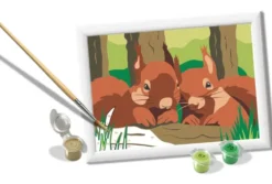 CREART KIDS - 13X18CM - ECUREUILS EN FORET