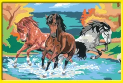 CREART KIDS31X21CMHORDE DE CHEVAUX