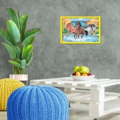 CREART KIDS31X21CMHORDE DE CHEVAUX