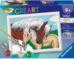 CREART KIDS13X18CMJUMENT ET SON POULAIN