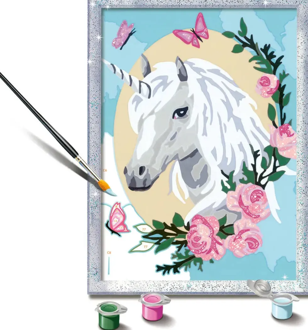 CREART KIDS18X24CMLICORNE FLEURIE