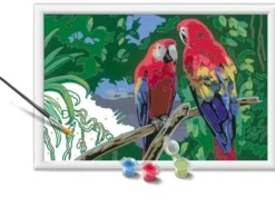 CREART KIDS31X21CMPERROQUETS COLORES