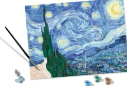 CREART - PEINTURE PAR NUMERO - 30 X 40 CM - VAN GOGH LA NUIT ETOILEE