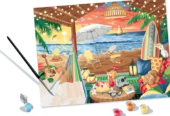 CREART - PEINTURE PAR NUMERO - 30 X 40 CM - COZY CABANA