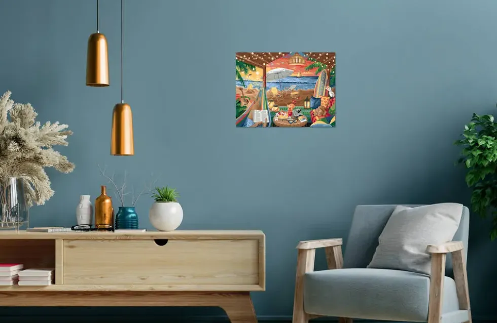 CREART - PEINTURE PAR NUMERO - 30 X 40 CM - COZY CABANA