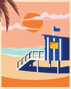 CREART - 24X30CM - BEACH COTTAGE