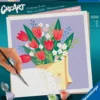 CREART - 20X20CM - BOUQUET DE TULIPES