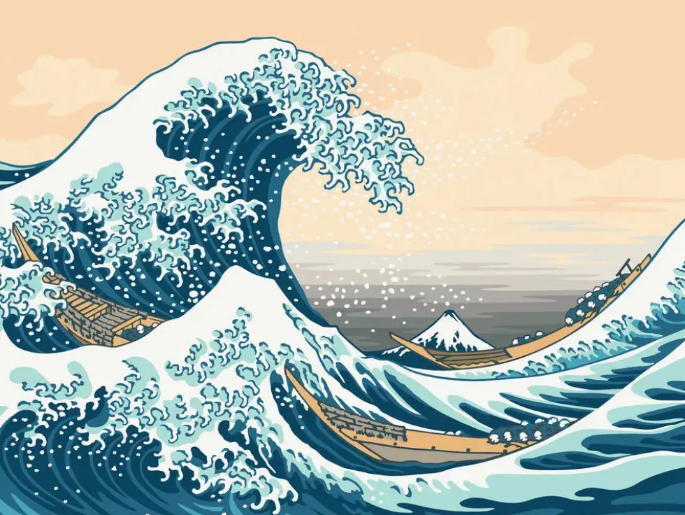 CREART 30X40CM LA GRANDE VAGUE