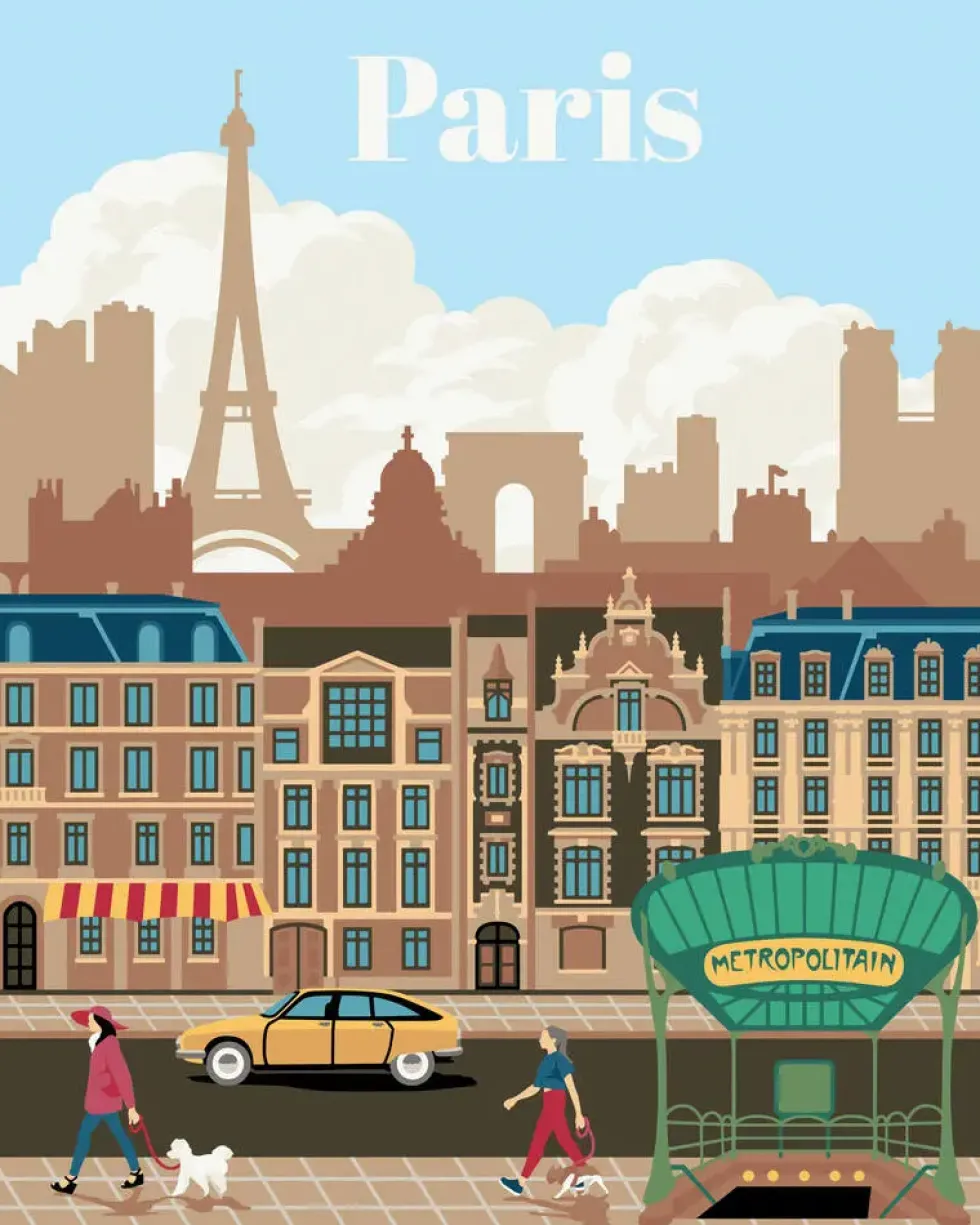 CREART 24X30 CM PARIS