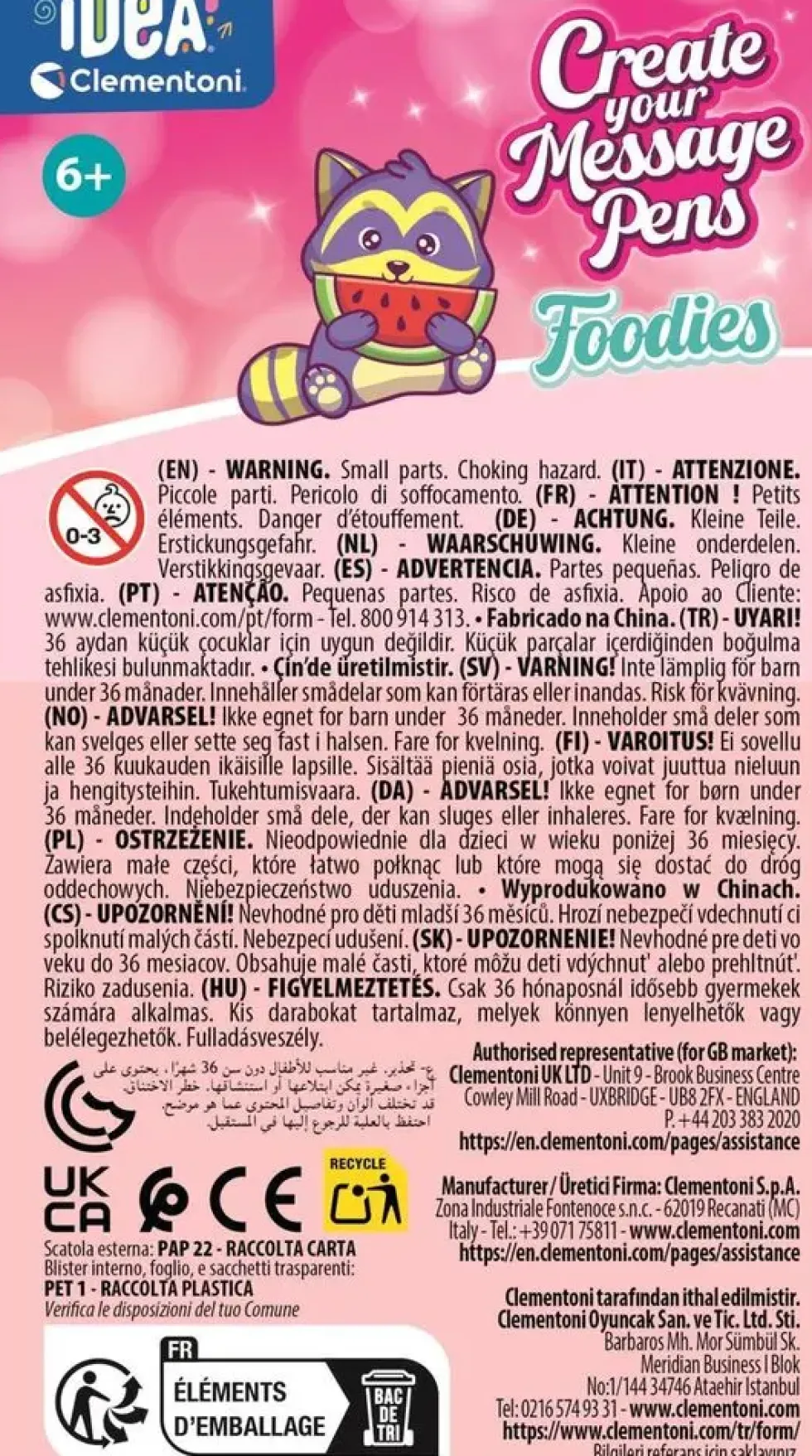 CREE TES STYLOS MESSAGES - FOOD