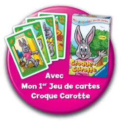 CROQUE CAROTTE ET JEU DE CARTES