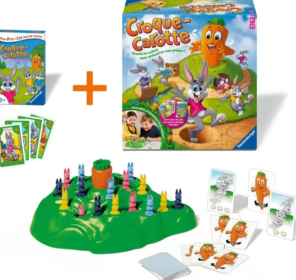 CROQUE CAROTTE + JEU DE CARTES