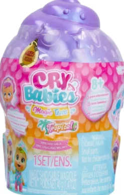 CRY BABIES -MINI POUPEE MAGIC TEARS TROPICAL SHINY SHELL