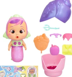 CRY BABIES -MINI POUPEE MAGIC TEARS TROPICAL SHINY SHELL