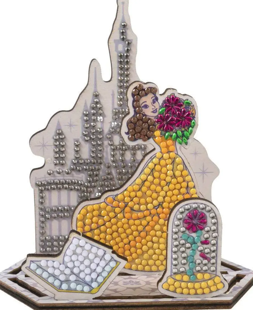 CRYSTAL ART- DISNEY - BELLE - SCENE 3D