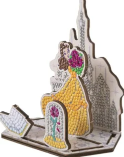 CRYSTAL ART- DISNEY - BELLE - SCENE 3D