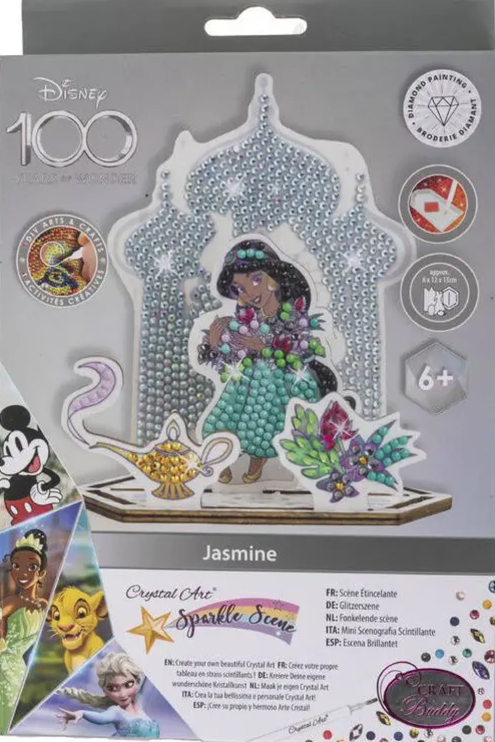 CRYSTAL ART - DISNEY - JASMINE - SCENE 3D