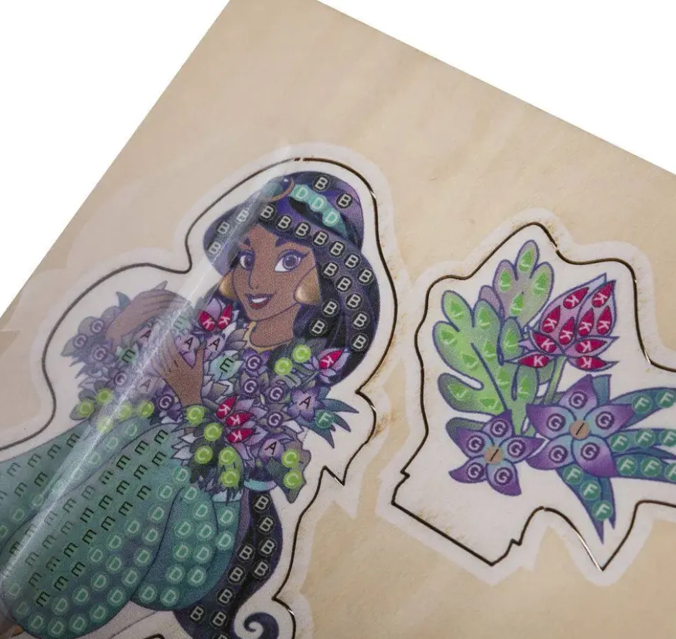 CRYSTAL ART - DISNEY - JASMINE - SCENE 3D