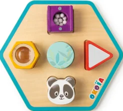 5 CUBES D'EVEIL EN BOIS