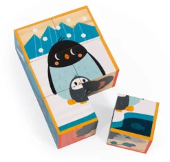 CUBES EN BOIS ANIMAUX