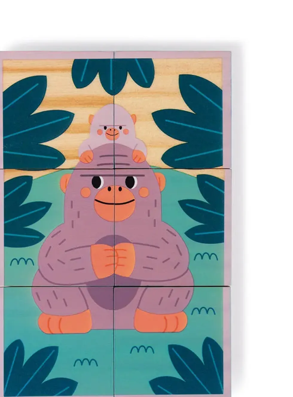 CUBES EN BOIS ANIMAUX