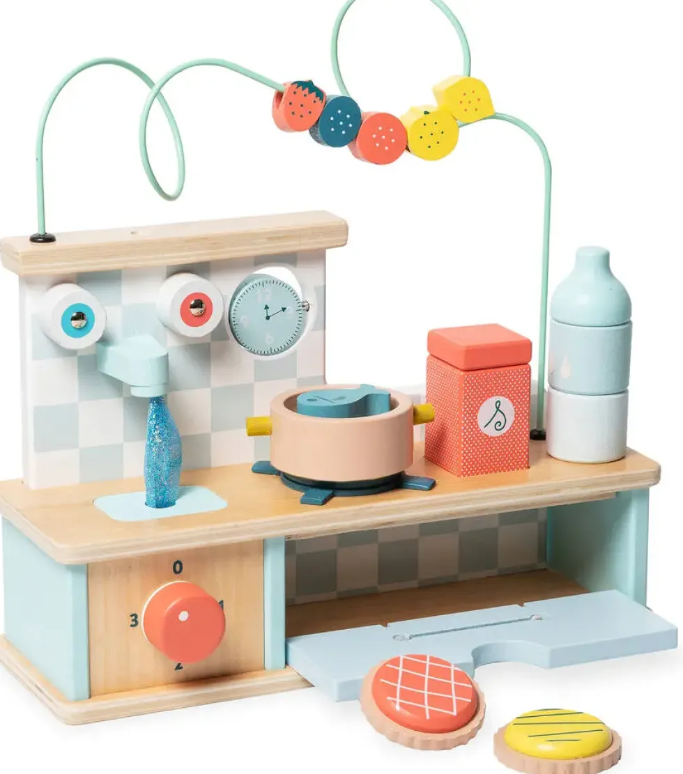 CUISINE D'EVEIL MULTI-ACTIVITES EN BOIS