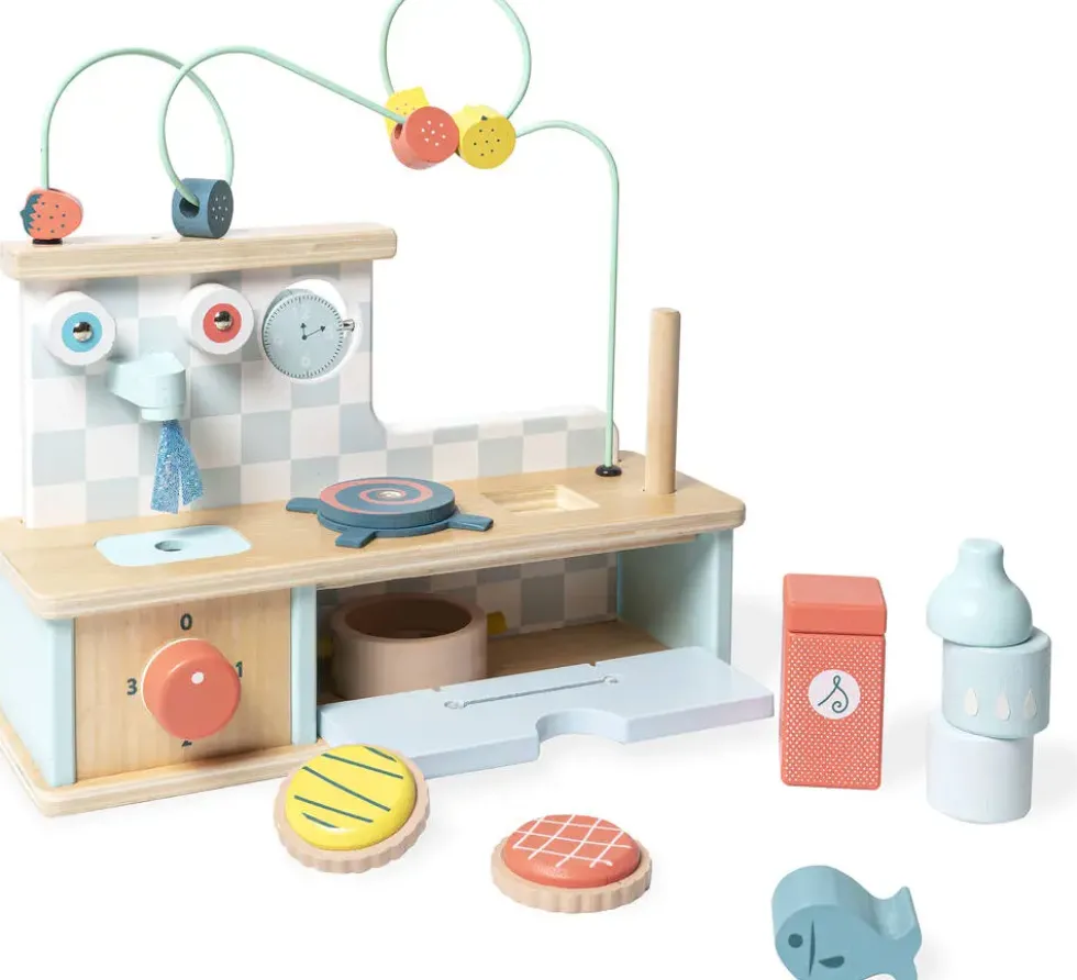 CUISINE D'EVEIL MULTI-ACTIVITES EN BOIS